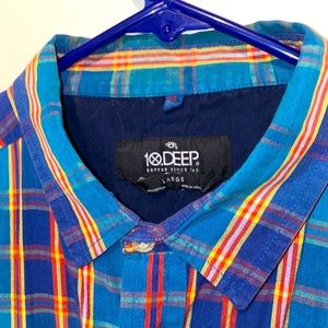 10.DEEP long sleeve button down